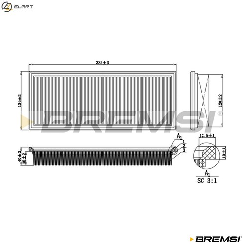 Air filter fa2192 - air,