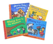 4 x Maisy mouse Childrens Books…. Hospital, Camping, Dentist, museum. 
