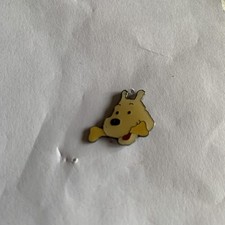 Tintin Snowy the dog Herge signed reverse  metal Lapel pin