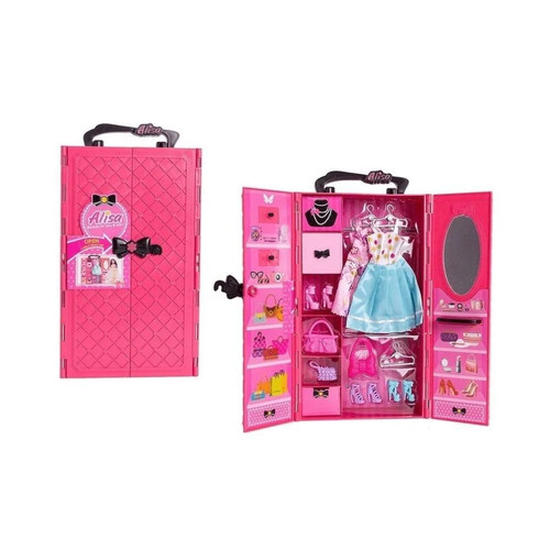 Pink wardrobe with - pink,