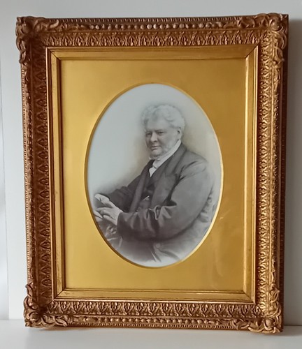 Antique opalotype photo on - antique,