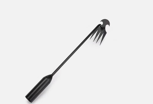 Teeth weed pulling tool - weed,