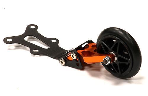 Orange billet machined wheelie - orange,