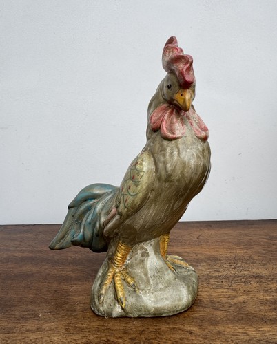 Vintage french ceramic rooster - ceramic,