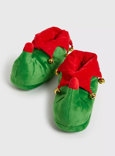 Novelty christmas elf slippers - christmas,