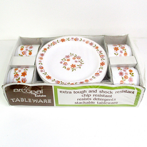 Vintage arcopal tea service - vintage,