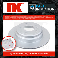 2x Brake Discs Pair Solid fits