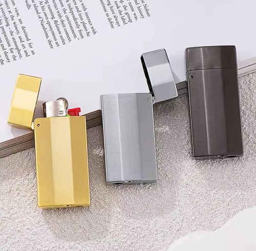 Metal lighter case - case, for