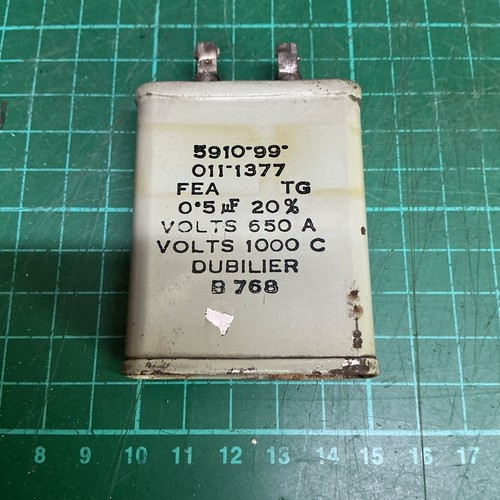 Dubilier 5uf 650v - dubilier, paper