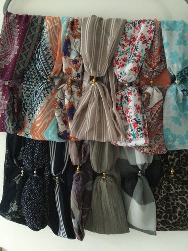 Short patterned chiffon - patterned,