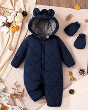 BABY BOY NAVY FLEECE LINED