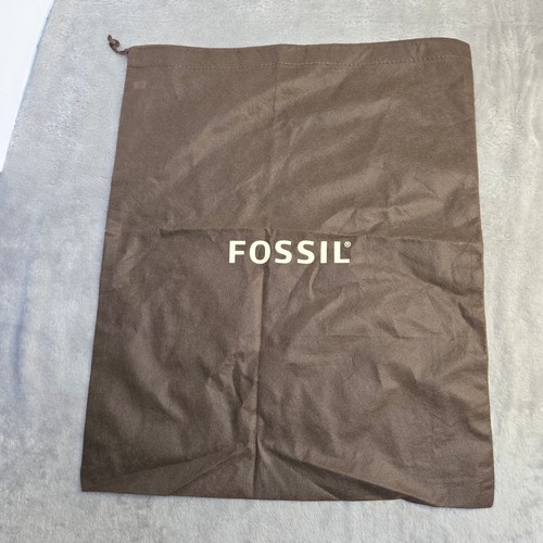 Fossil brown drawstring dust - fossil,