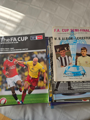 Cup semi final programmes - semi,
