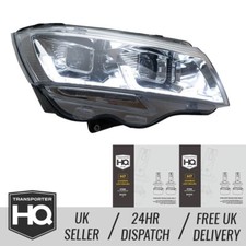 VW Transporter T6.1 LED DRL Upgraded Headlights CHROME With 2x HQ LED H7 Bulbs