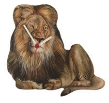 Lying Lion Clock -Lions - Lion