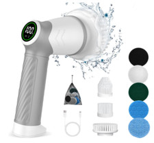 Electric cleaning brush 2 speed, Spin Scrubber with Upgrade LED Display, Power 