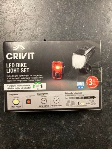 Crivit led bike light - led,