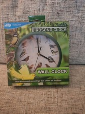 starlyf birdsong clock.wall clock. Real bird sound 