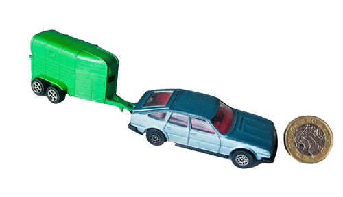 Toy car corgi horse trailer - corgi,