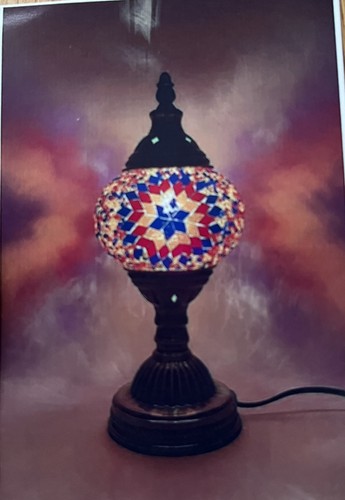 Usb charged mosaic lamp - usb.,