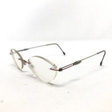Silhouette 7436 Glasses Frames Pink Rimless Eyeglasses Spectacles Frame Only