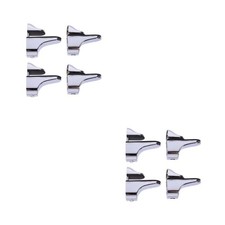  2 Pieces Zinc Alloy Glass Clip Shelf Bracket Support Holder Shower Clips