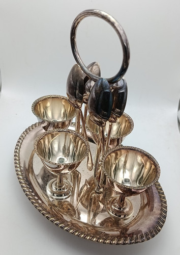 Vintage egg cruet stand - vintage,