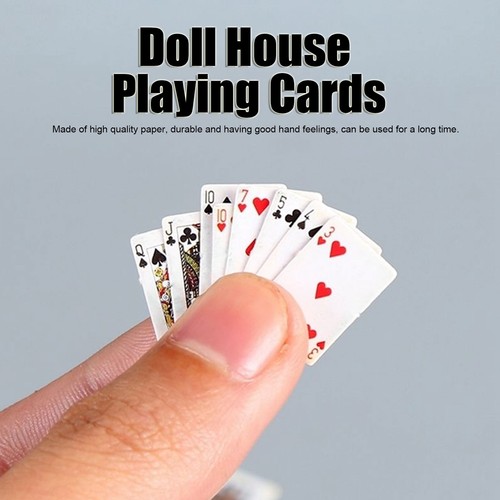 Miniature playing cards - playing, 1/12