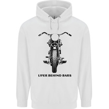 Lifer Behind Bars Motorcycle Motorbike Childrens Kids Hoodie