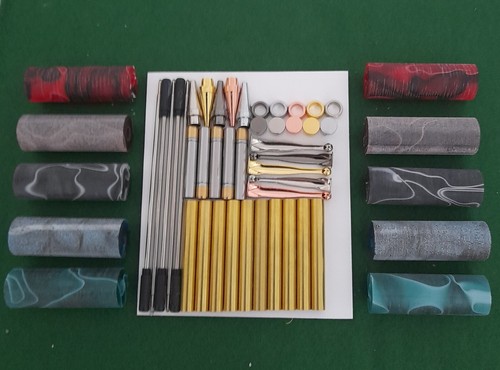 Acrylic pen blanks pre bored - blanks,