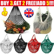 Mesh Net Turtle Bag String Shopping Bag Reusable Fruit Storage Handbag Totes