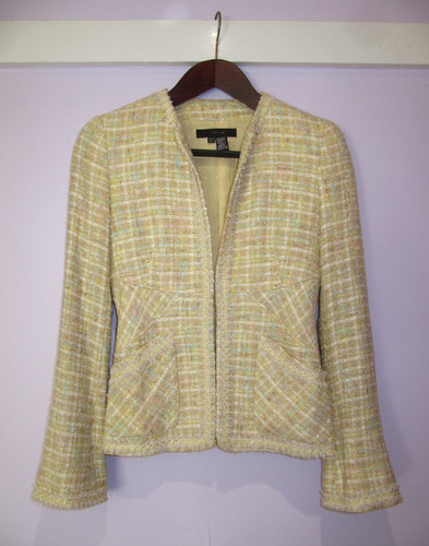 Yellow suit blazer - ., interwoven