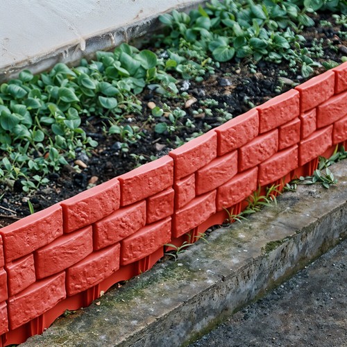 Lawn edging brick effect - 4x,