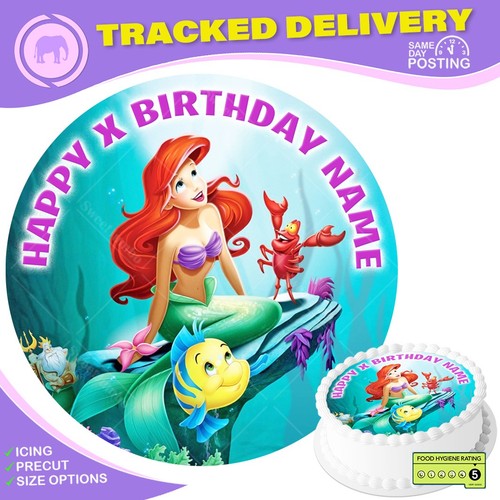 Little mermaid cake topper - mermaid,