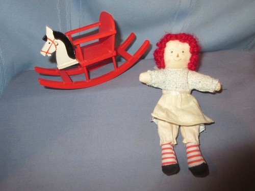 Vintage dollhouse rocking - vintage,