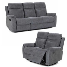 Vancouver Grey Fabric 3 2 Sofa