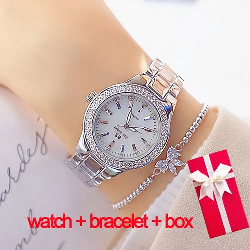 Women gold wrist - women, crystal