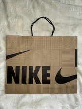 NIKE Brown Paper Gift Carrier Bag. 40x33x15cm
