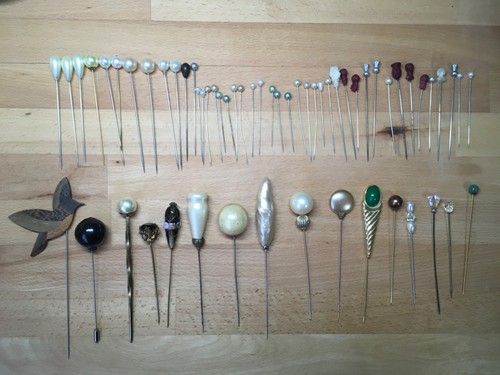 Vintage hat pins small - vintage,