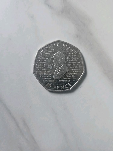 Misprint sherlock holmes 50p - misprint,