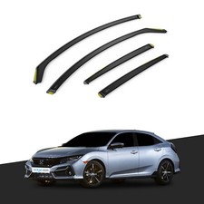 HONDA CIVIC MK10 2017-2022 5 Door Hatchback Wind Deflectors 4pc Tinted