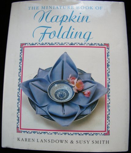 Miniature book napkin - miniature,