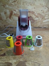 Crofton Professional electric Food Slicer & Grater x5 Heads Food Preparation 