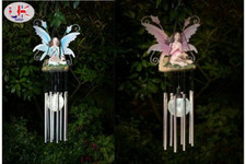 Hanging Solar Powered Fairy Wind Chime Colour Changing LED Garden Outdoor