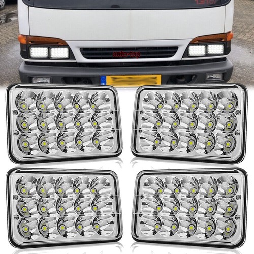 4pc 4x6 led headlights - 4pc, hi/lo