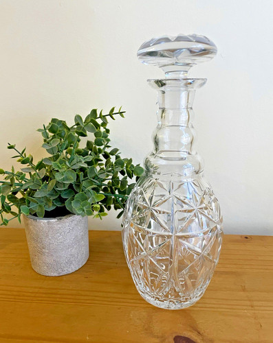 Antique cut crystal - antique, decanter