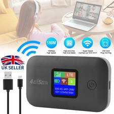 UNLOCKED Mobile Wifi 5G 4G Smart WIFI Box Portable Modem Mifi Hotspot 150 Mbps