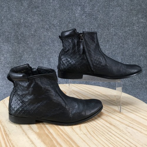 Diesel black gold ankle boots - black,