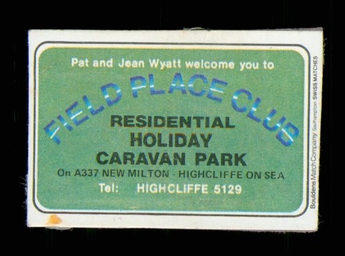 Matchbox label field place - field,
