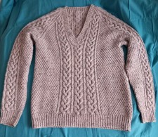 VTG Hand Knitted Aran Cable